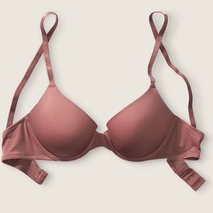 2 Pink push up bras tan and blush pink size 34B